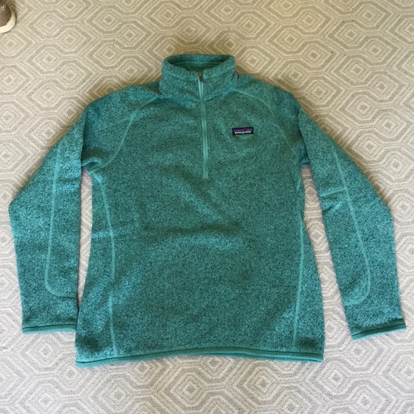 Patagonia Tops - Turquoise Patagonia 1/4 Zip Better Sweater